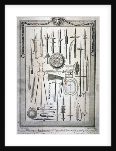 Weapons kept at the Tower of London by G Walker