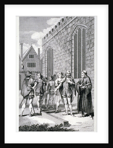 Scene outside the Tower of London, depicting the beheading of Lord Hastings, 1483 (c1850) by Anonymous