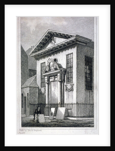 Lyon's Inn Hall, Lyon's Inn, Westminster, London by W Symms