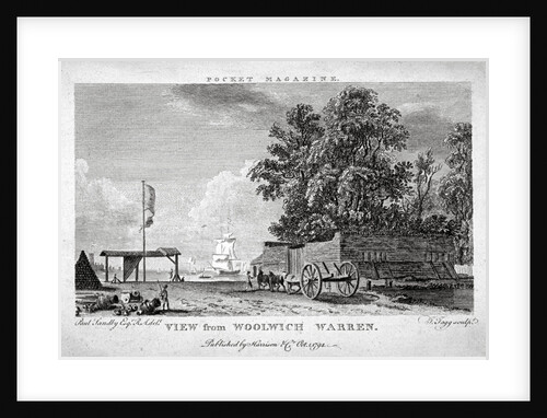 View from Woolwich Warren, Kent by Thomas Tagg