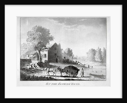Horse and cart on the Eltham Road in Woolwich, Kent by Anonymous