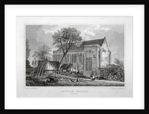 Great Hall of Eltham Palace, Kent by W Watkins