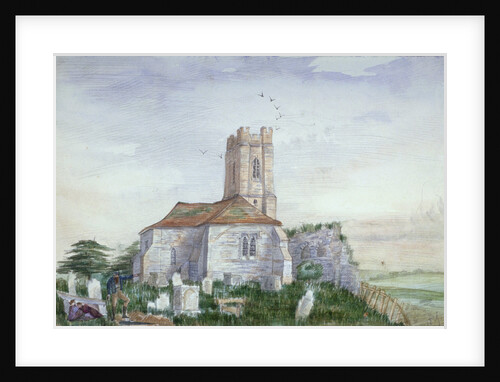 Church of St Nicholas, Plumstead, Kent, c1800(?) by AY