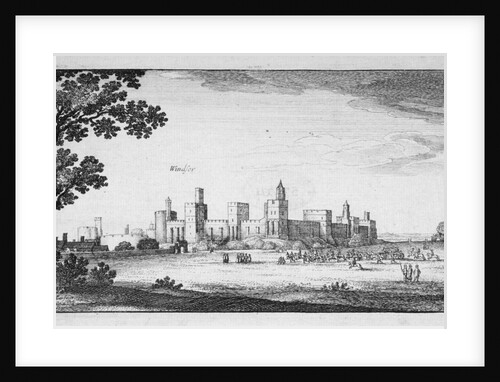 View of Windsor Castle, Berkshire by Wenceslaus Hollar