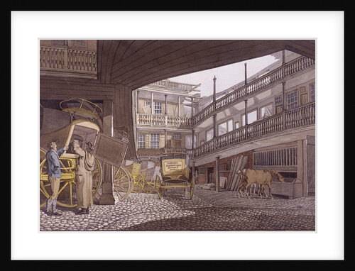 The Spread Eagle, Gracechurch Street, London by Robert Blemmell Schnebbelie