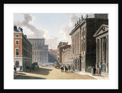 South view of the Bank of England, City of London by Anonymous