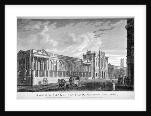The Bank of England, City of London by Anonymous