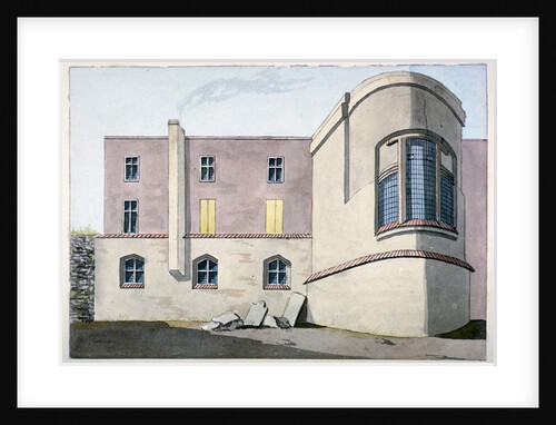 Rear view of Barber Surgeons' Hall, Monkwell Street, City of London by Anonymous