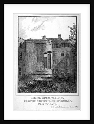 Barber Surgeons' Hall , Monkwell Street, City of London by Anonymous