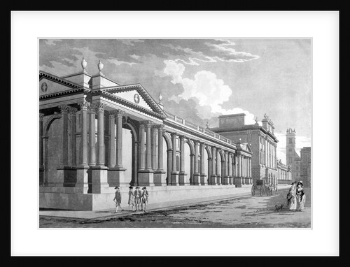 Principal front of the Bank of England, City of London by Thomas Malton II