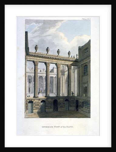 View of inner courts at the Bank of England, City of London by Anonymous