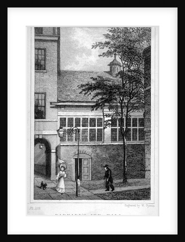 Barnard's Inn, City of London by W Symms