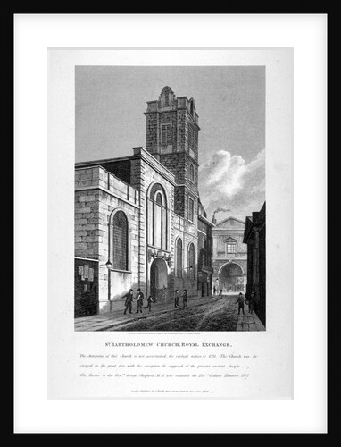 St Bartholomew-by-the-Exchange, City of London by S Lacey