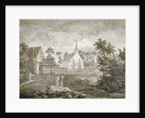 North-west view of the church of St Mary, Norwood, Middlesex by Anonymous