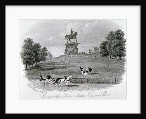 Equestrian statue of King George III, Snow Hill, Windsor Great Park, Berkshire by Anonymous