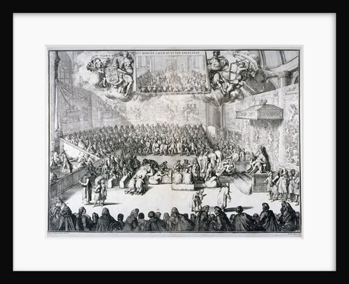 Het hoog-en lager-huys van Engelandt by Romeyn de Hooghe