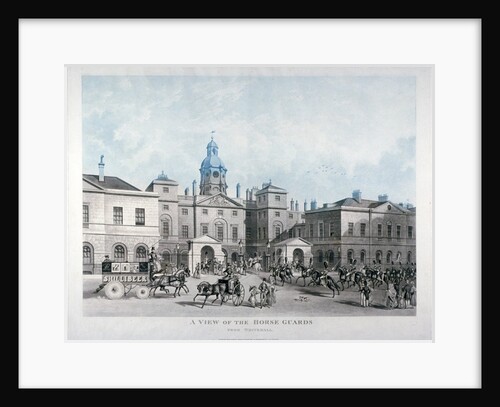 A view of the Horse Guards from Whitehall, Westminster, London by Anonymous