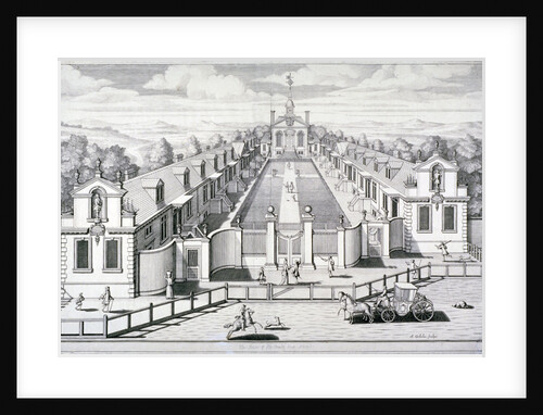 Trinity Almshouses, Mile End Road, Stepney, London by Simon Gribelin