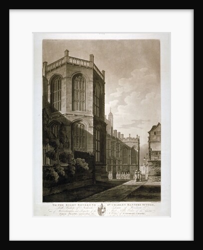 North-east view of St George's Chapel, Windsor Castle, Berkshire by J Jeakes