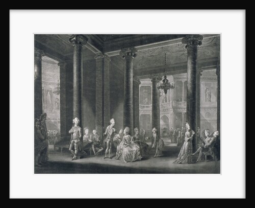 Interior of the Pantheon, Oxford Street, Westminster, London by Richard Earlom