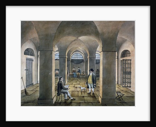 Interior view in Horsemonger Lane Prison, Union Road, Southwark, London by G Yates