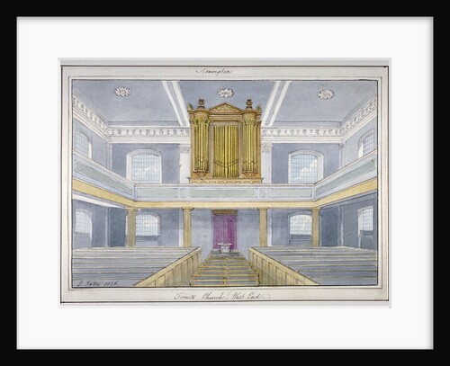 Interior of Holy Trinity Church, Newington, Southwark, London by G Yates