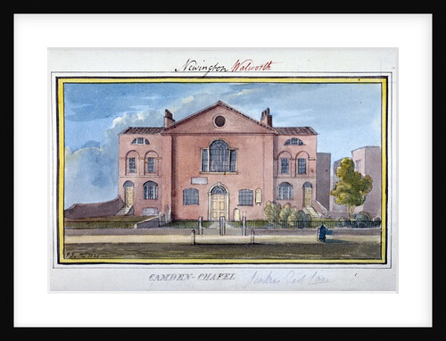Camden Chapel, East Lane, Southwark, London by G Yates