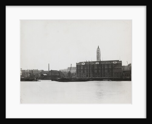 View of the South Bank between Blackfriars and Waterloo showing the Oxo Tower, London by Anonymous