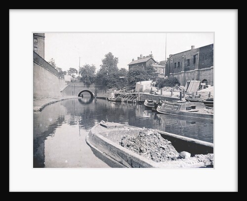 Unloading on the Grand Union Canal, London by Anonymous