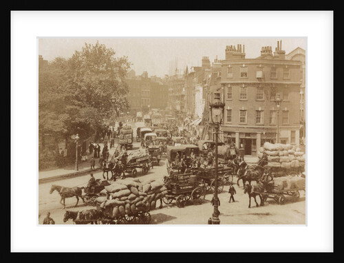 Junction of Tower Hill, Mansell Street and Tower Bridge, London, 11 June 1914. by Anonymous