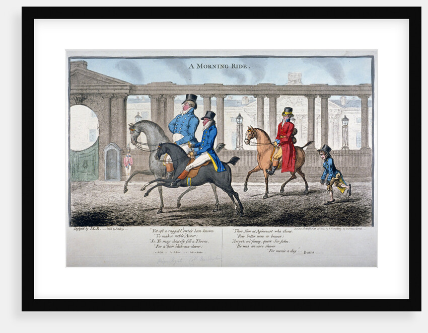 A Morning Ride by James Gillray