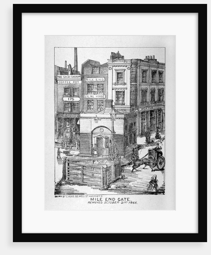 Mile End Gate, Mile End Road, Stepney, London by C Read