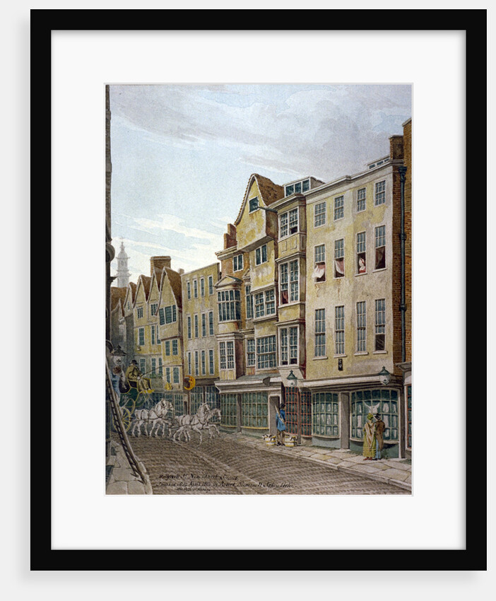 Holywell Street, Westminster, London by Robert Blemmell Schnebbelie