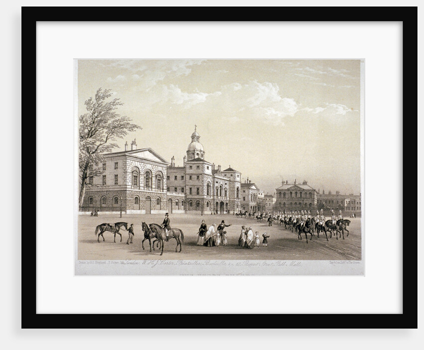 Horse Guards, Westminster, London by Thomas Picken