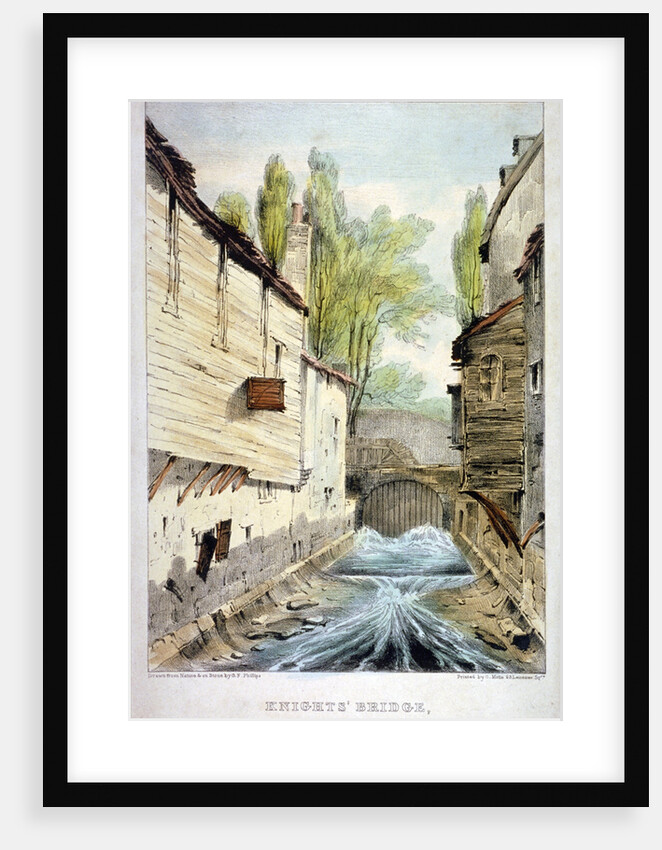 Knights' Bridge, Knightsbridge, Westminster, London by Giles Firman Phillips