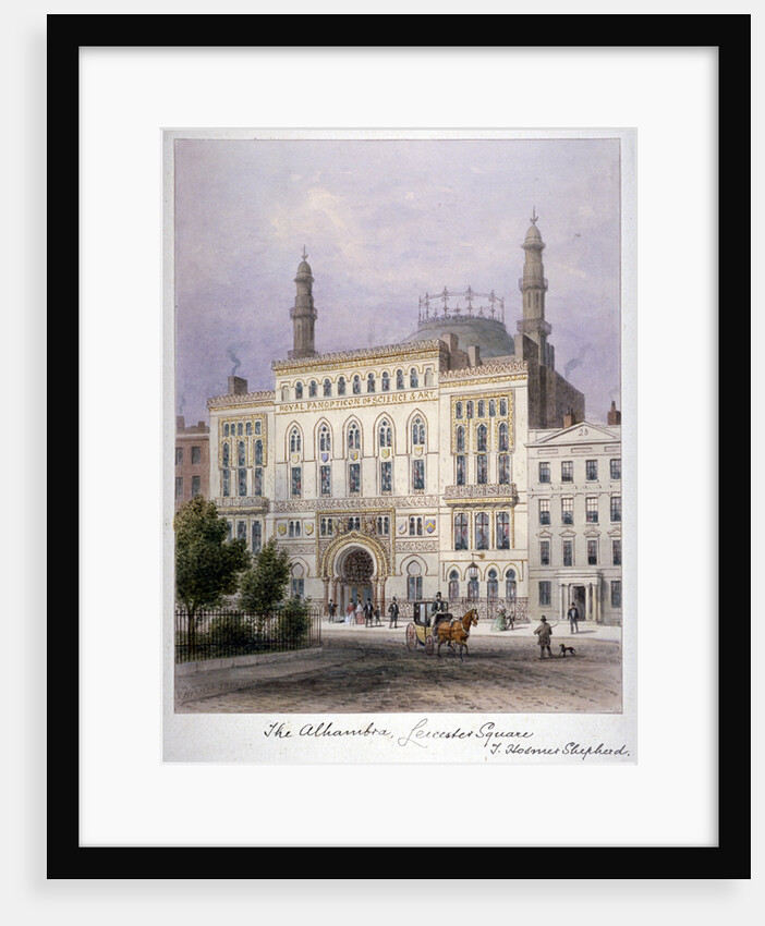 The Alhambra, Leicester Square, Westminster, London by Thomas Hosmer Shepherd