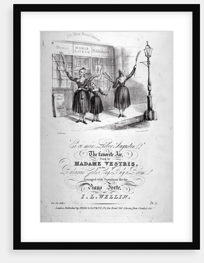 Broom sellers, London by Charles Joseph Hullmandel