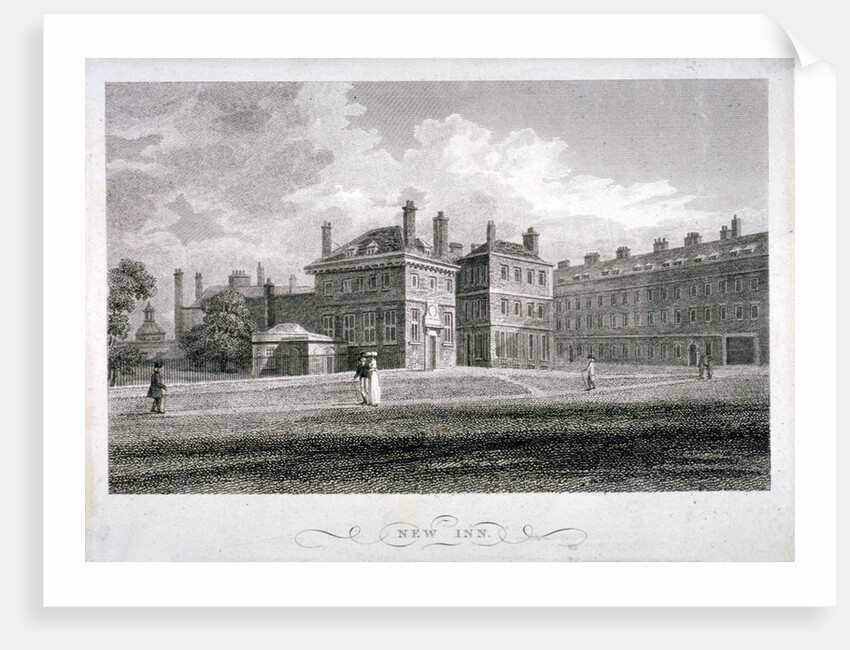 View of New Inn on Wych Street,Westminster, London by James Sargant Storer