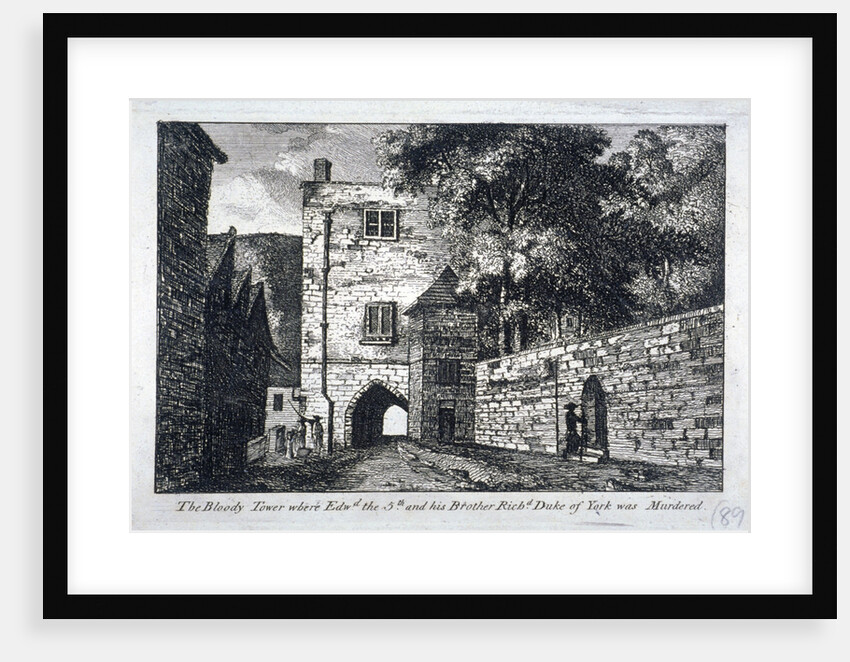 View of the Bloody Tower, Tower of London by Anonymous