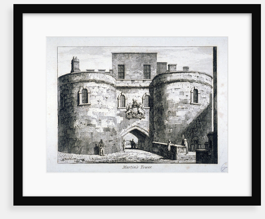 View of the Martin Tower, Tower of London by Anonymous