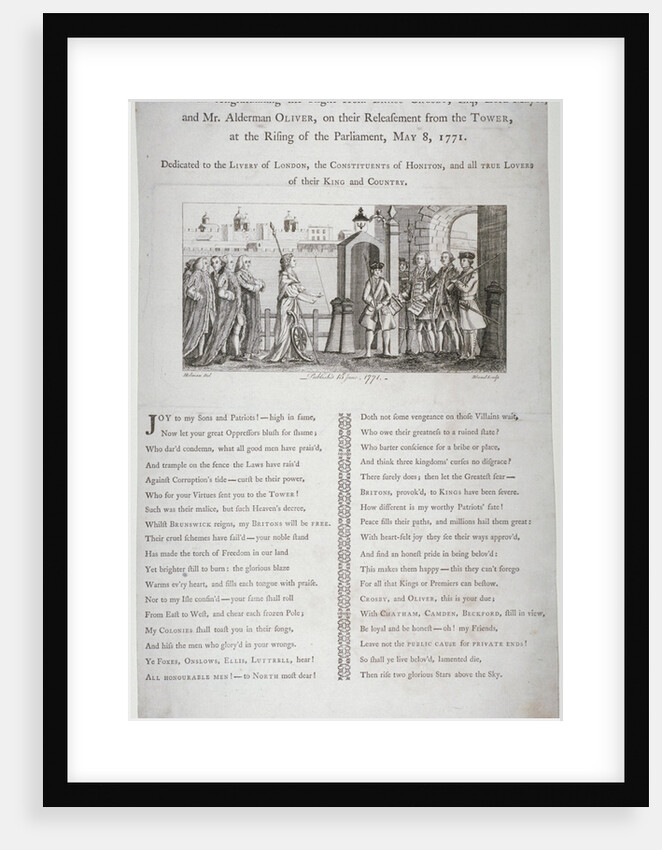 Britannia congratulating the Lord Mayor of London by Bland