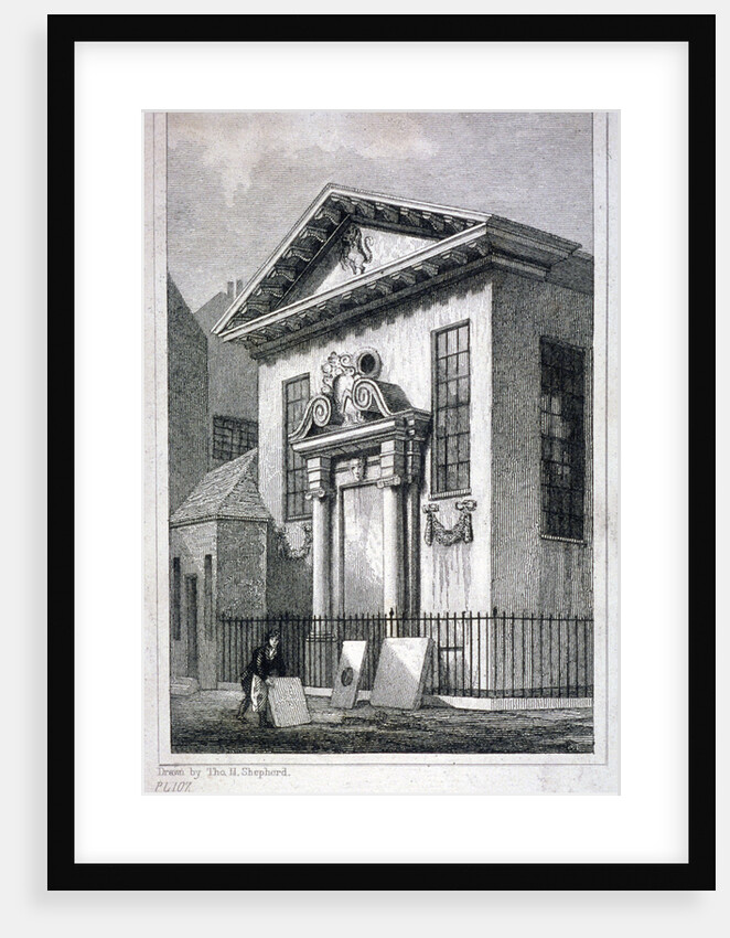 Lyon's Inn Hall, Lyon's Inn, Westminster, London by W Symms