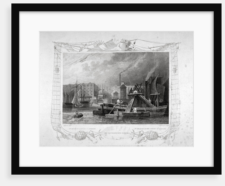 St Katharine's Dock, London by James Tingle