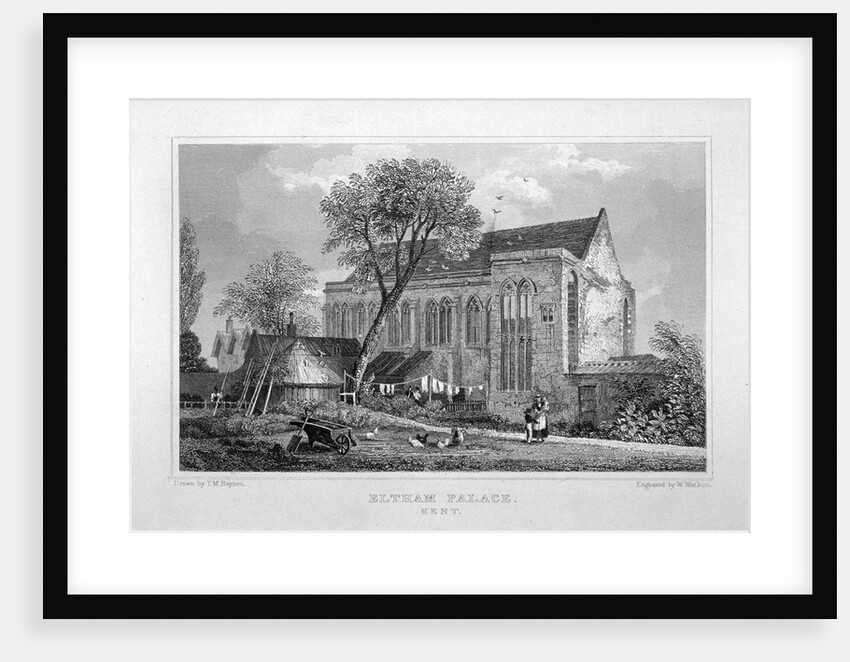 Great Hall of Eltham Palace, Kent by W Watkins