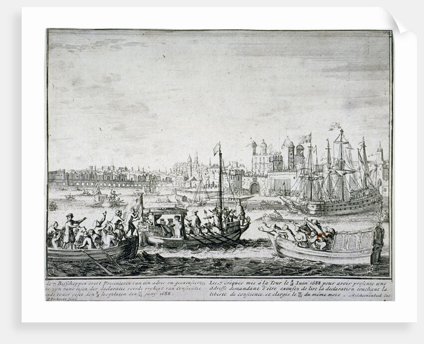 Tower of London, c1688(?) by P Pickaert