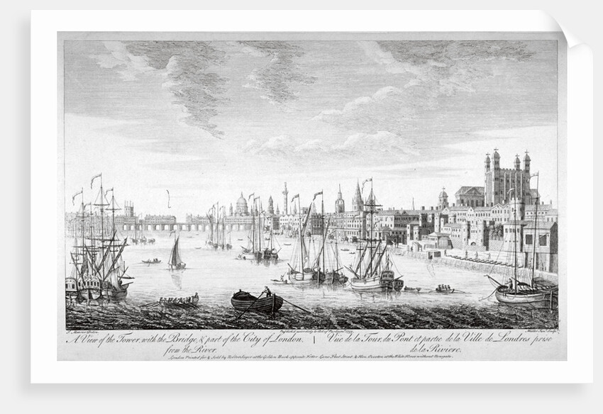 Tower of London by Johann Sebastian Muller