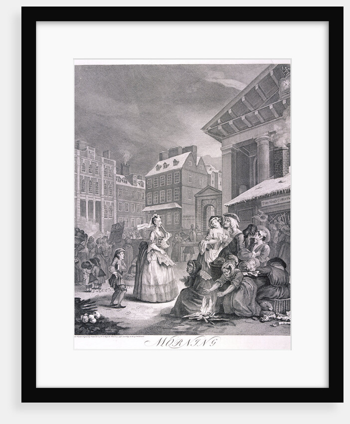 Morning, plate I from Times of Day by William Hogarth