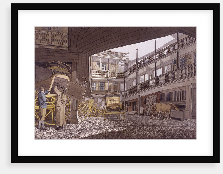 The Spread Eagle, Gracechurch Street, London by Robert Blemmell Schnebbelie