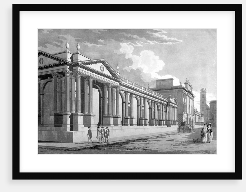 Principal front of the Bank of England, City of London by Thomas Malton II