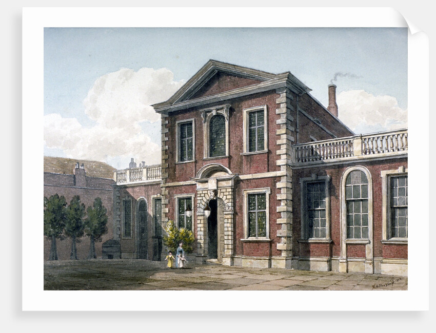Barber Surgeons' Hall and Courtyard, City of London by George Shepherd